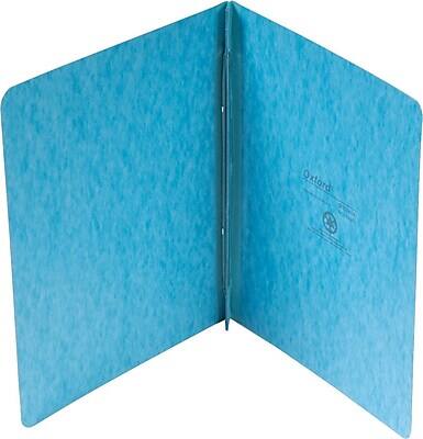 Alt View 2. Oxford - PressGuard Embossed Report Cover with Fastener, Letter Size - Light Blue.