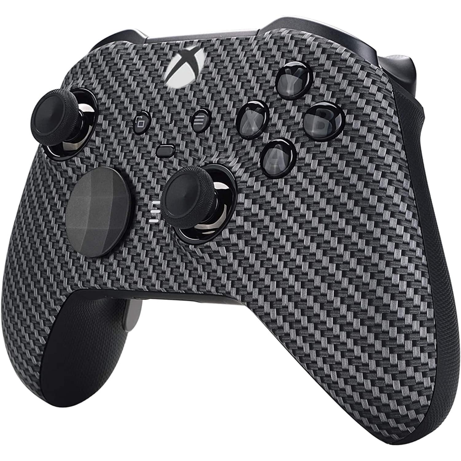 Angle. Custom Controllerzz - Custom Elite Series 2 Wireless Controller for Xbox Series X, Xbox Series S, Xbox One - Carbon Fiber.