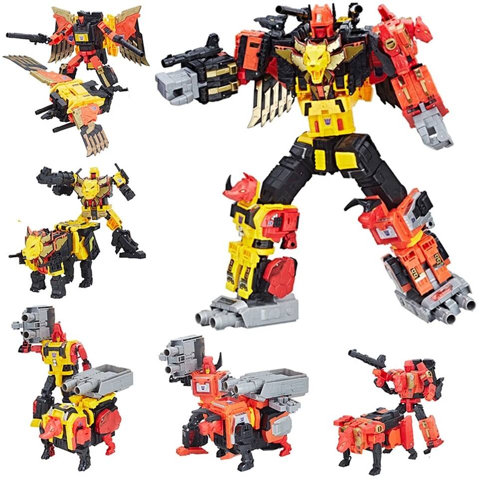 Alt View 7. Transformers - Predaking Combiner Team Set Titan Class | Transformers Generations Power of the Primes - Multicolor.