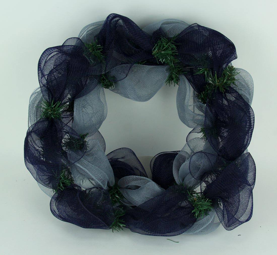 Alt View 2. The Memory Company - MLB New York Yankees Logo Mesh Front Door Wreath - Multicolored.