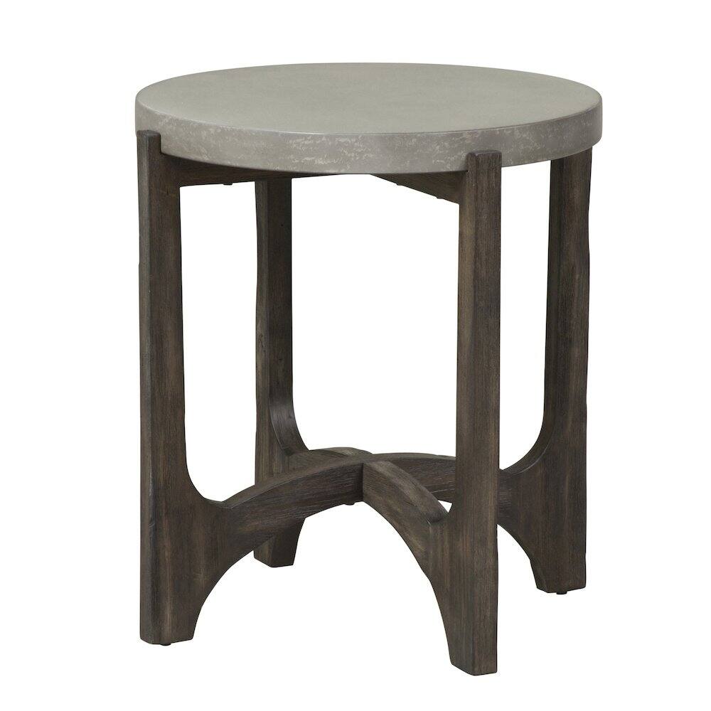 Left. Starlight Canyon Home - Living Room Set, Coffee Table Set of 3 with End Tables - Wirebrush Rustic Brown.