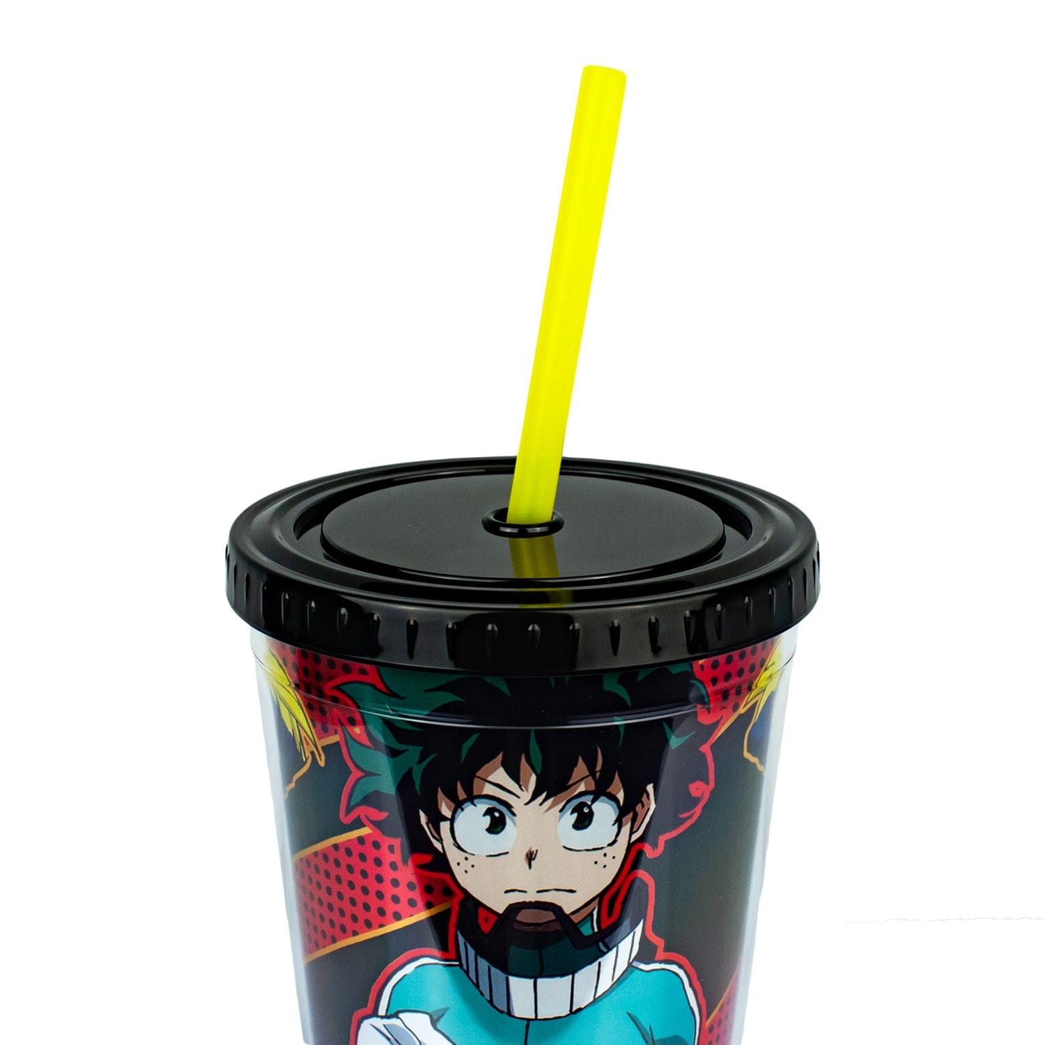 Alt View 1. Just Funky - My Hero Academia Plastic Cup | Licensed Anime And Manga merchandise - Black.