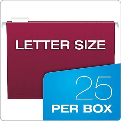 LETTER SIZE  
25 PER BOX