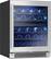 Alt View 15. Zephyr - 4.75 Cu.Ft. Brisas 24 in. 38-Bottle Built-In or Freestanding Dual Zone Wine Cooler - Stainless Steel + Glass.