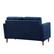 Alt View 1. Lifestyle Solutions - Langford Loveseat with Upholstered Fabric and Eucalyptus Wood Frame - Navy Blue.
