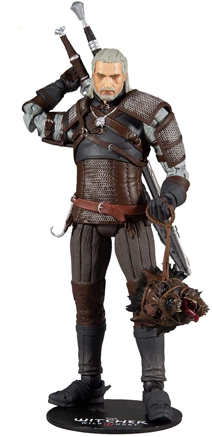McFarlane Toys - The Witcher Geralt of Rivia 7 Inch Action Figure - Brown