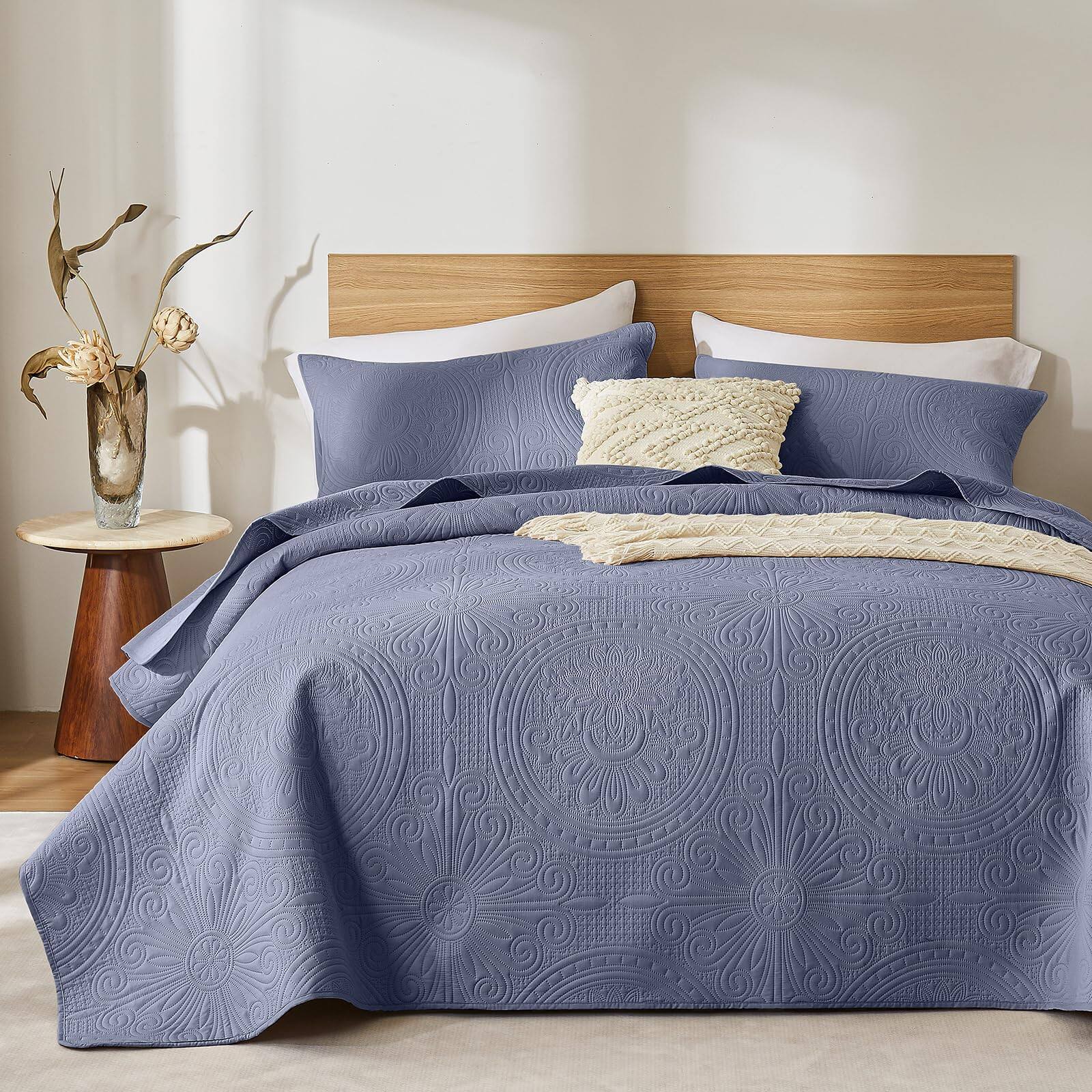 Grey Blue-Full/Queen(90"x96")