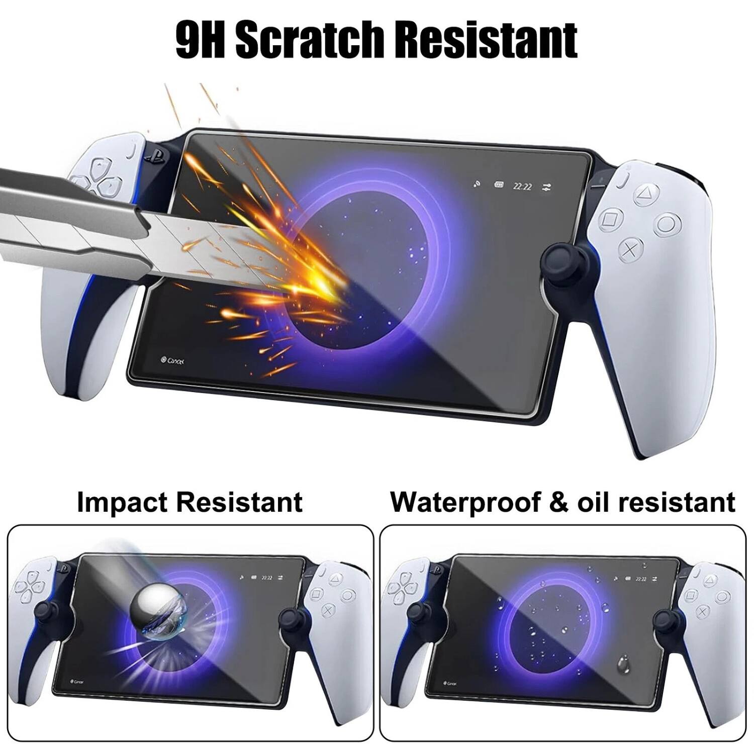 9H Scratch Resistant

Impact Resistant

Waterproof & oil resistant