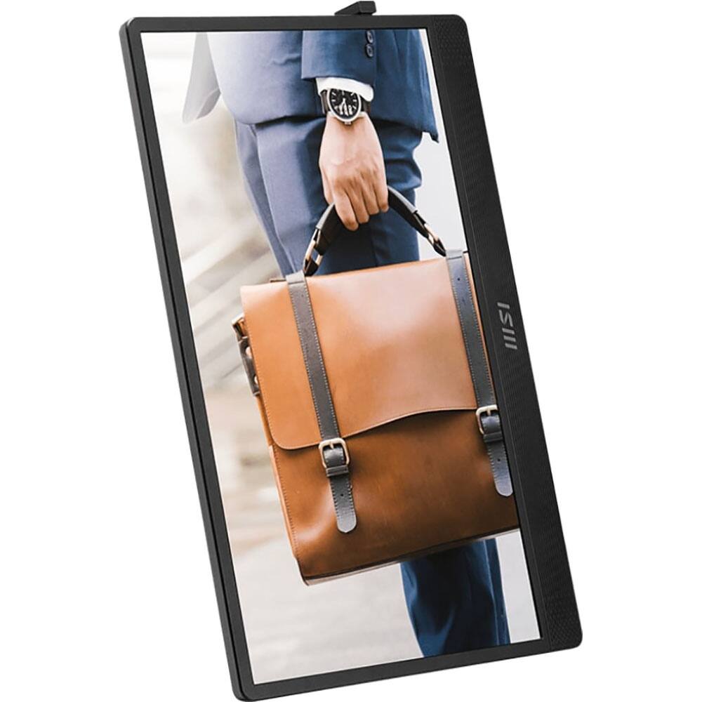 Alt View 3. MSI - 16" Full HD LED Monitor ProMP161E2U - Black, Silver.