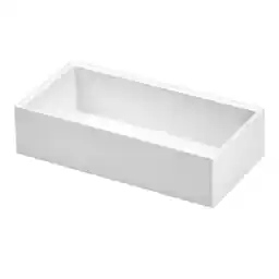 White-Wide-Storage Tray