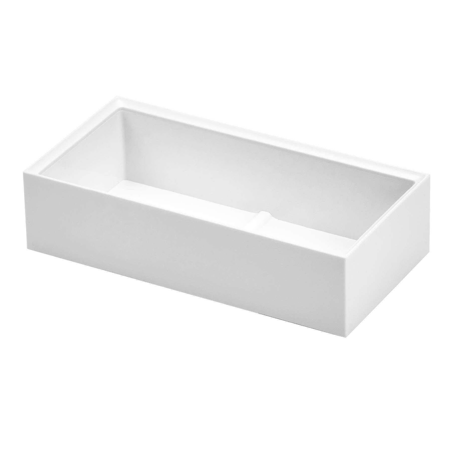 White-Wide-Storage Tray