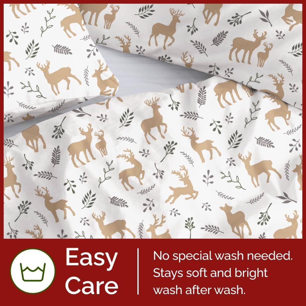 Easy Care  
No special wash needed.  
Stays soft and bright wash after wash.