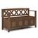 Front. Simpli Home - Amherst Entryway Storage Bench - Rustic Natural Aged Brown.