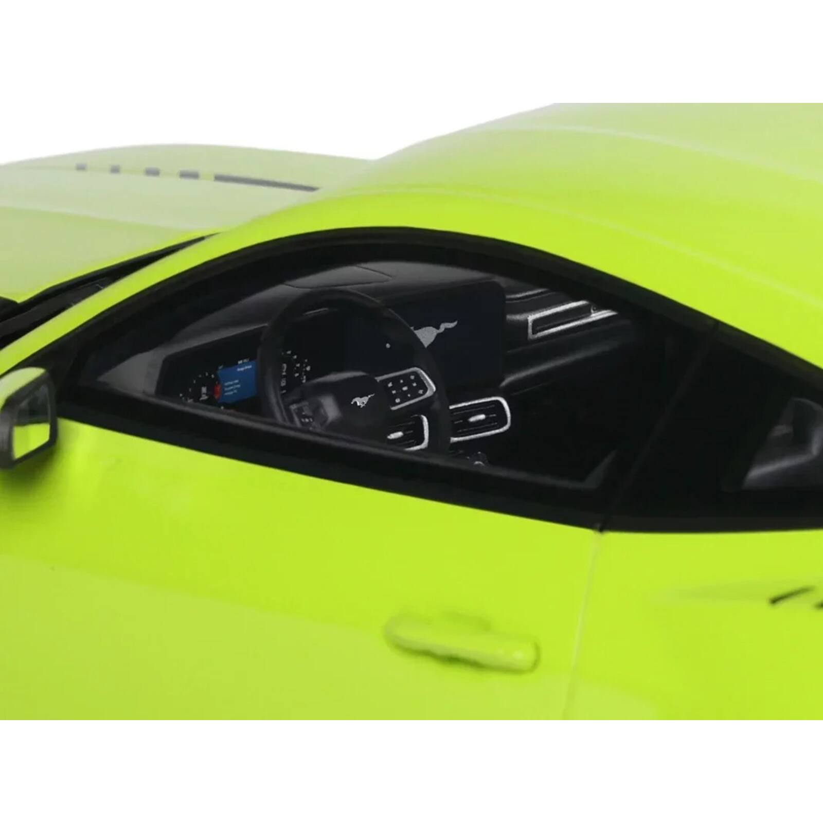 Alt View 1. GT Spirit - 2025 Ford Mustang RTR Spec-3 Lime Green 1/18 Model Car by GT Spirit.