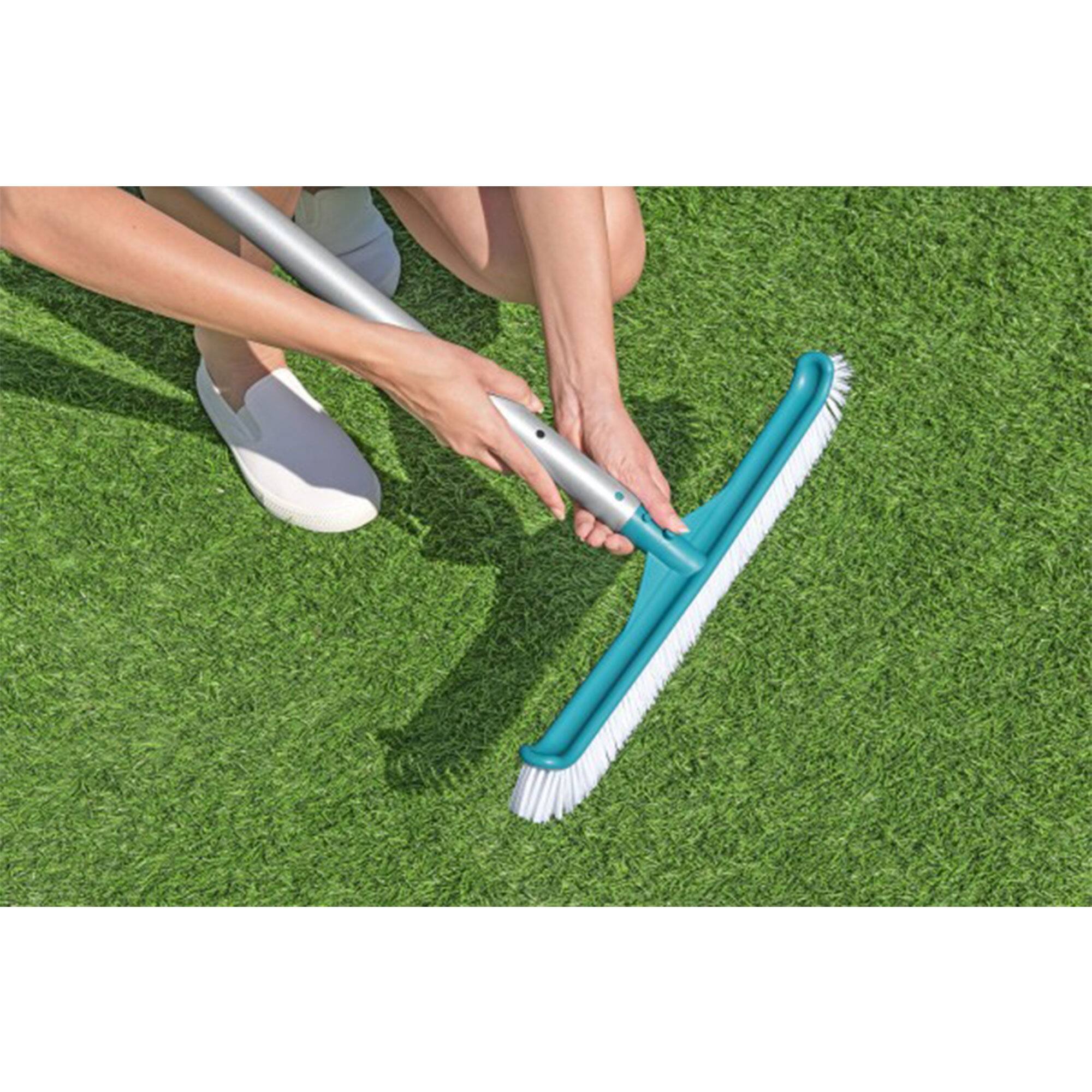 Alt View 3. Bestway - Bestway AquaSurge Swimming Pool Maintenance Accessory Kit with Vacuum & Skimmer - Aqua Blue.