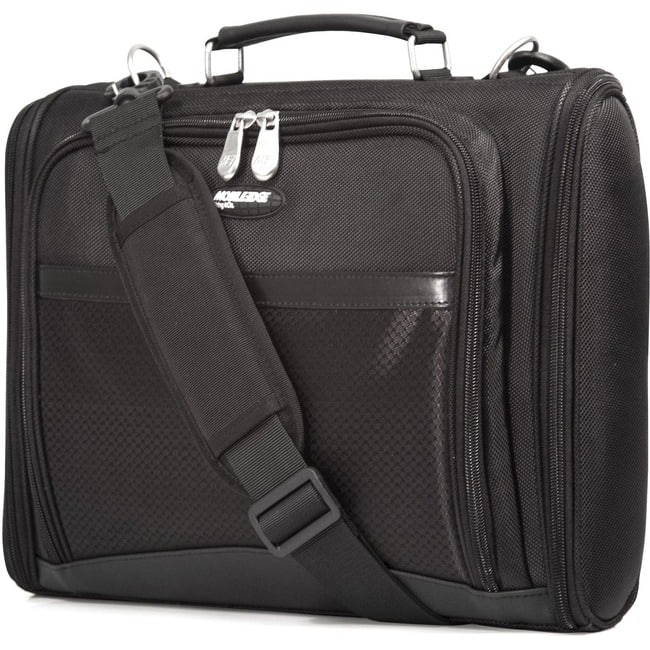 Mobile Edge - Express Carrying Case (Briefcase) for 16" Notebook, Chromebook - 1680D Ballistic Nylon Body - Should - Black