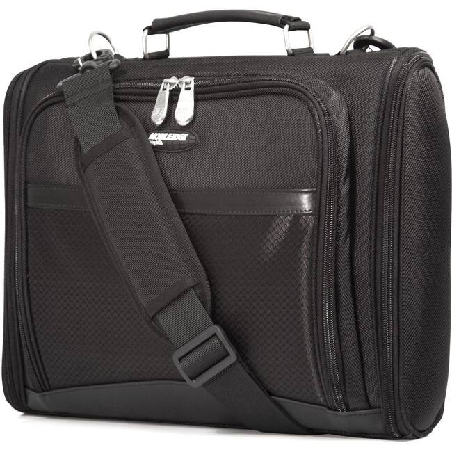 Mobile Edge - Express Carrying Case (Briefcase) for 16" Notebook, Chromebook - 1680D Ballistic Nylon Body - Black