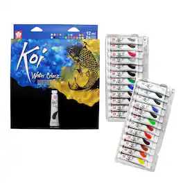 Sakura - Koi Watercolor Sets, 24 Colors, 12 ml Tubes