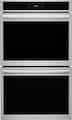 Frigidaire - Gallery 30" Built In Electric Total Convection Double Wall Oven with Stone-Baked Pizza - Stainless Steel