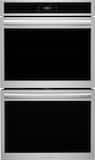 Frigidaire - Gallery 30" Built In Electric Total Convection Double Wall Oven with Stone-Baked Pizza - Stainless Steel