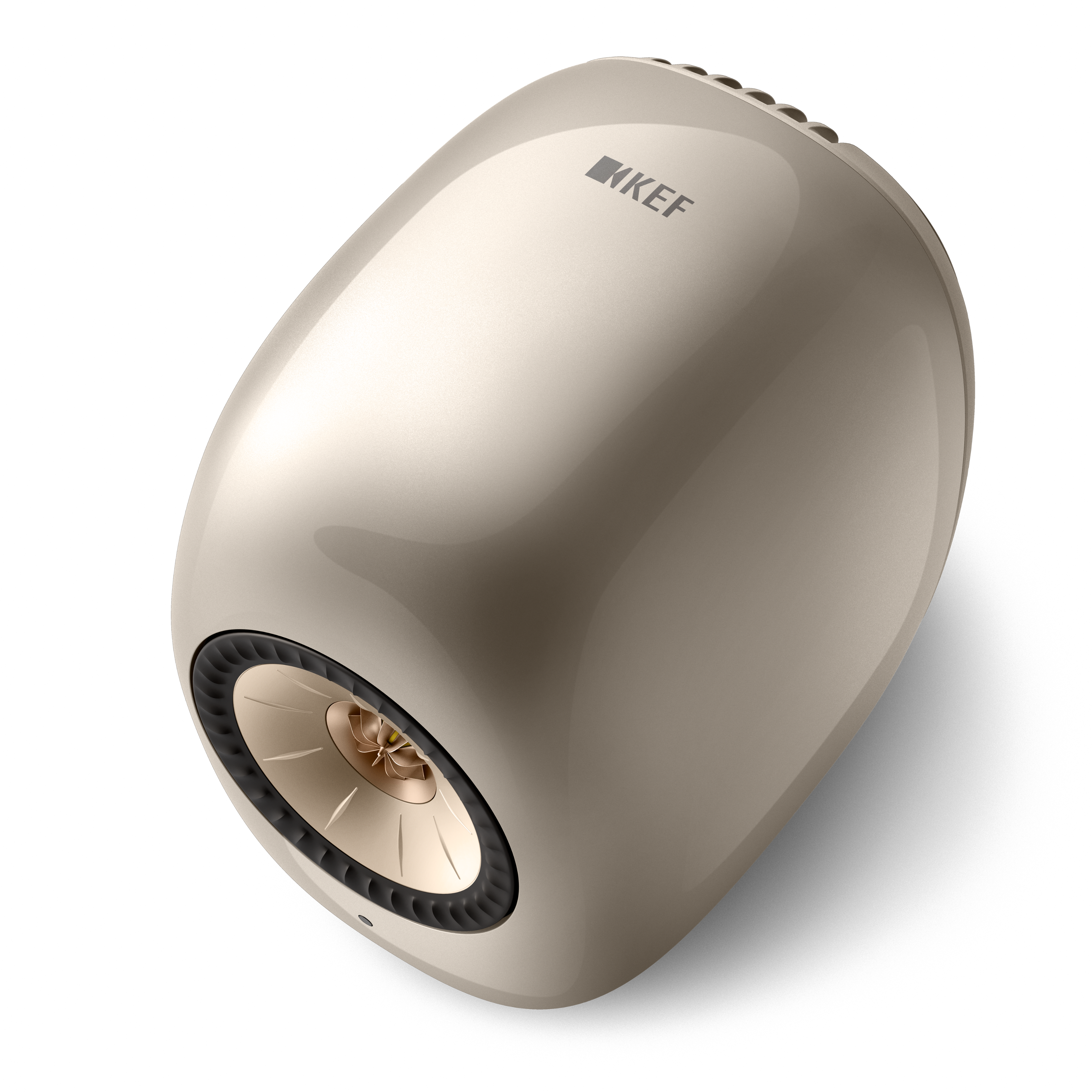 Left. KEF - KEF LS LUXE Wireless HiFi Speakers Dusk Titanium (Pair) - Dusk Titanium.
