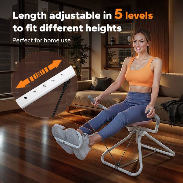 Length adjustable in 5 levels to fit different heights  
Perfect for home use