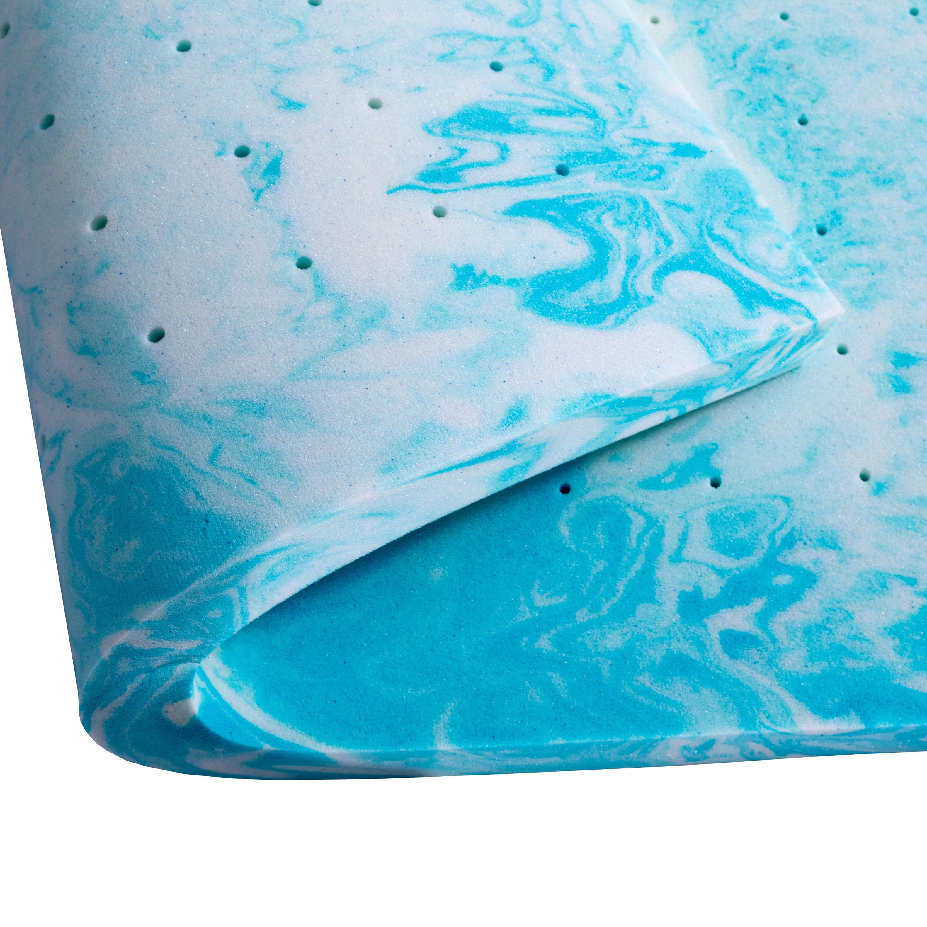 Left. Bestier - 2" Cooling Gel Memory Foam Mattress Topper - Twin.