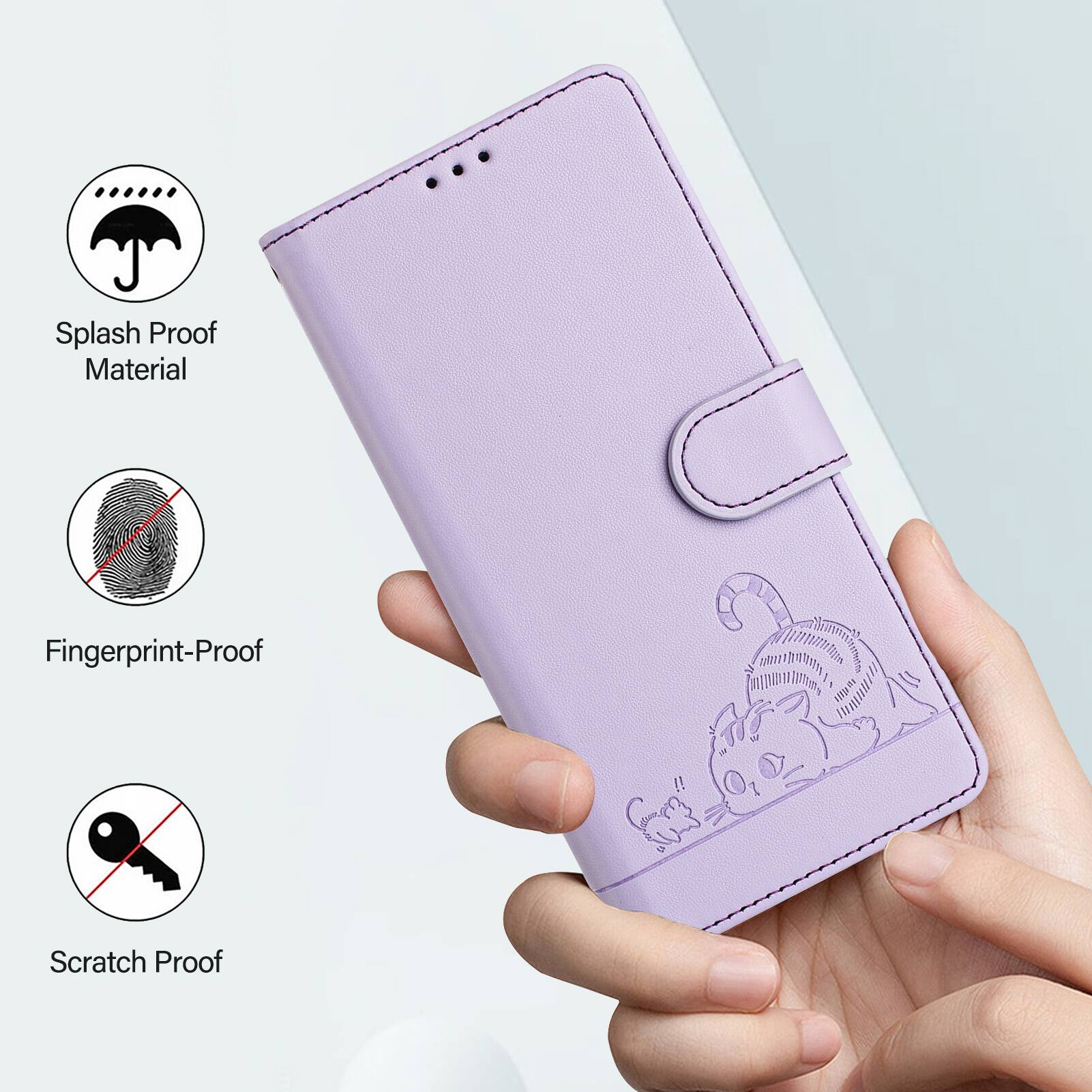 Splash Proof Material  
Fingerprint-Proof  
Scratch Proof