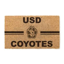 Jardine - South Dakota Coyotes 18" x 30" Team Logo Doormat - Brown