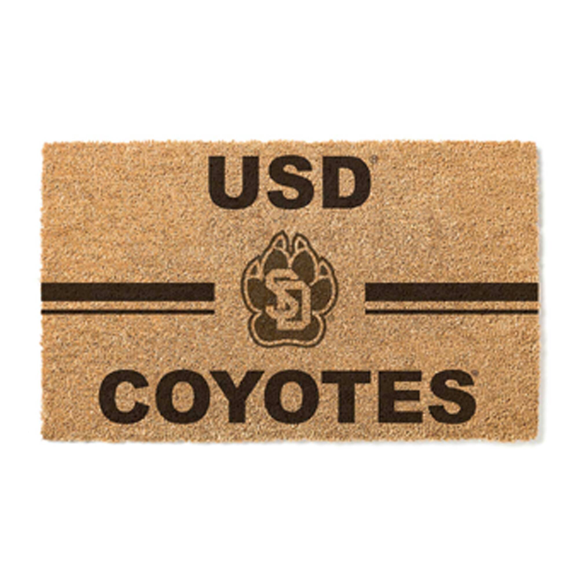 South Dakota Coyotes 18" x 30" Team Logo Doormat