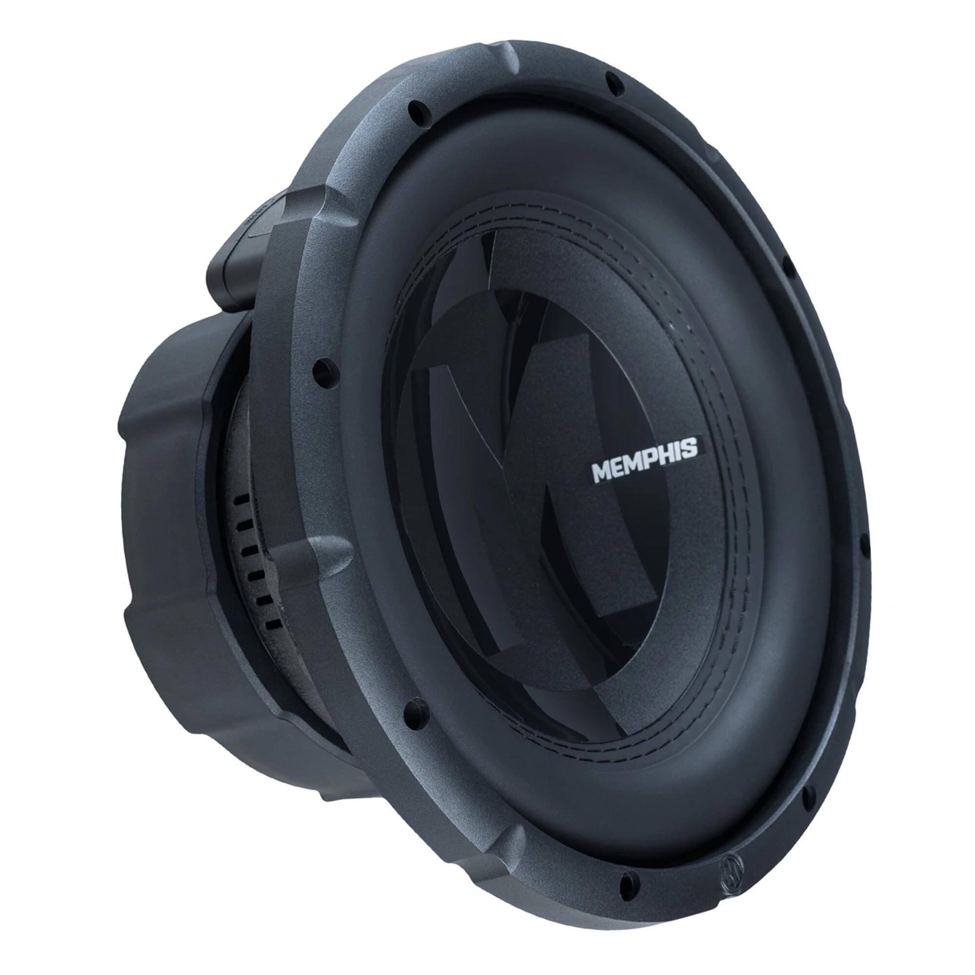 Alt View 1. Memphis Car Audio - Memphis Audio PRXL10FTV PRX 10" 500W Selectable 1/2/4 Ohm Sub W/RGB Copy - Black/Gray.