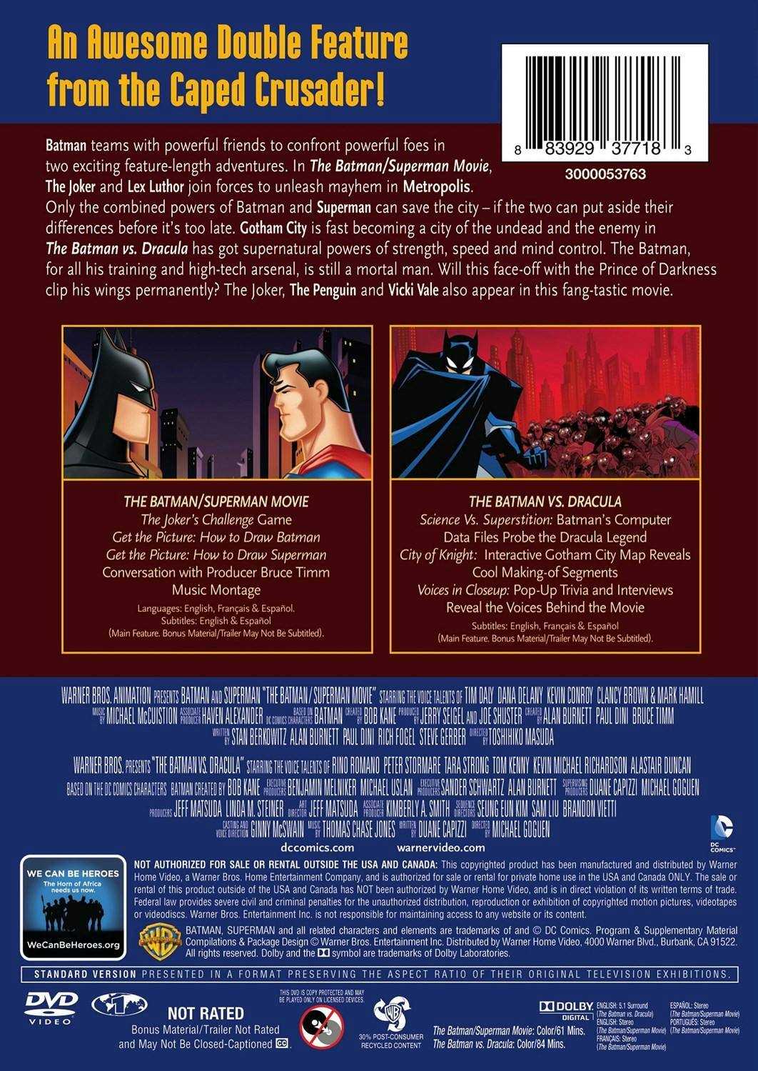 Back. The Batman: Double Feature (DVD Double Feature) [DVD].