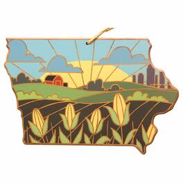 Totally Bamboo - Iowa Cutting Board with Artwork by Summer Stokes