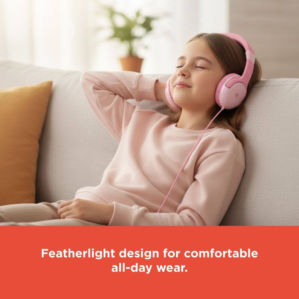 Featherlight design for comfortable all-day wear.