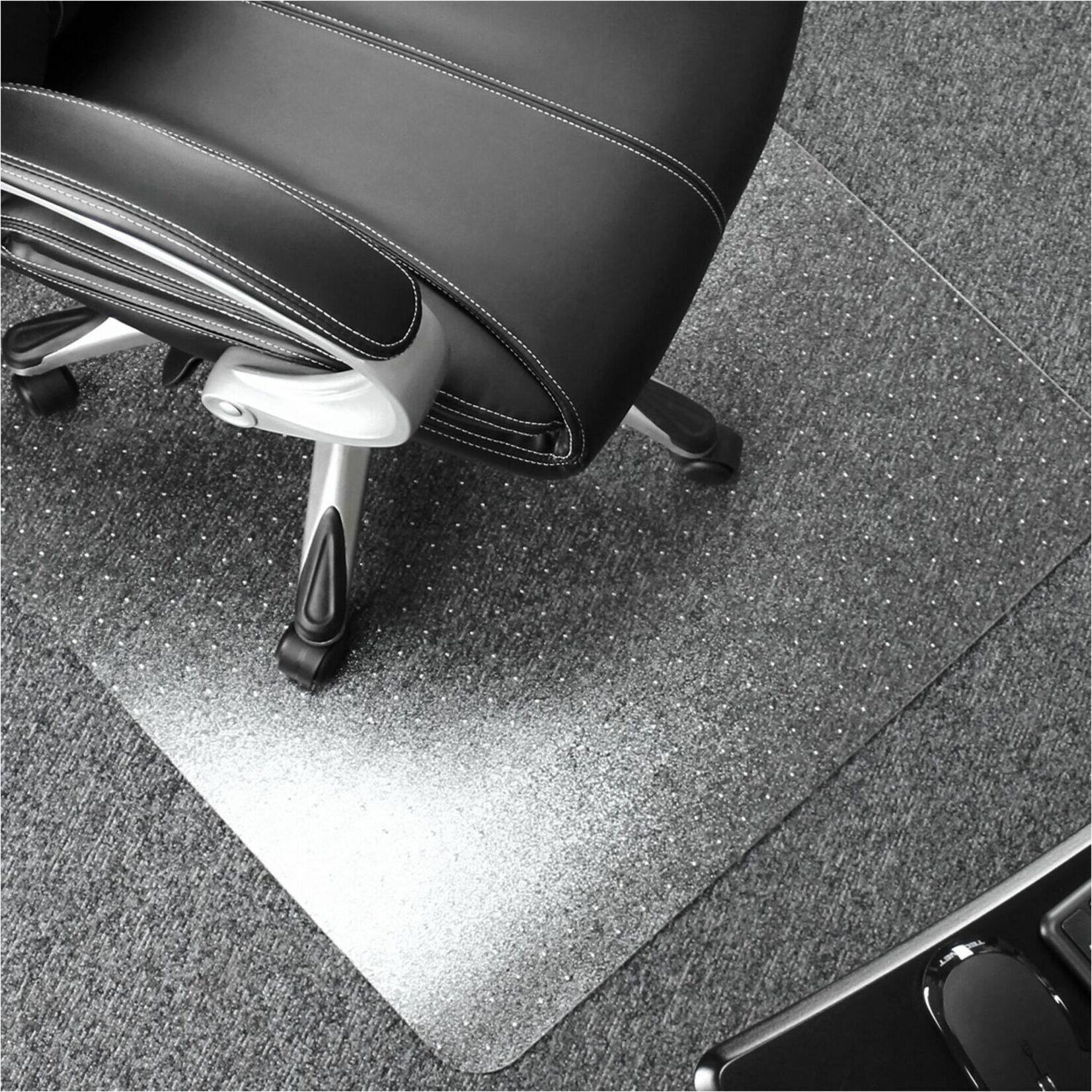 Alt View 17. Floortex - Ultimat Polycarbonate Rectangular Chair Mat for Carpets up to 1/2'' - 35'' x 47'' - Clear.