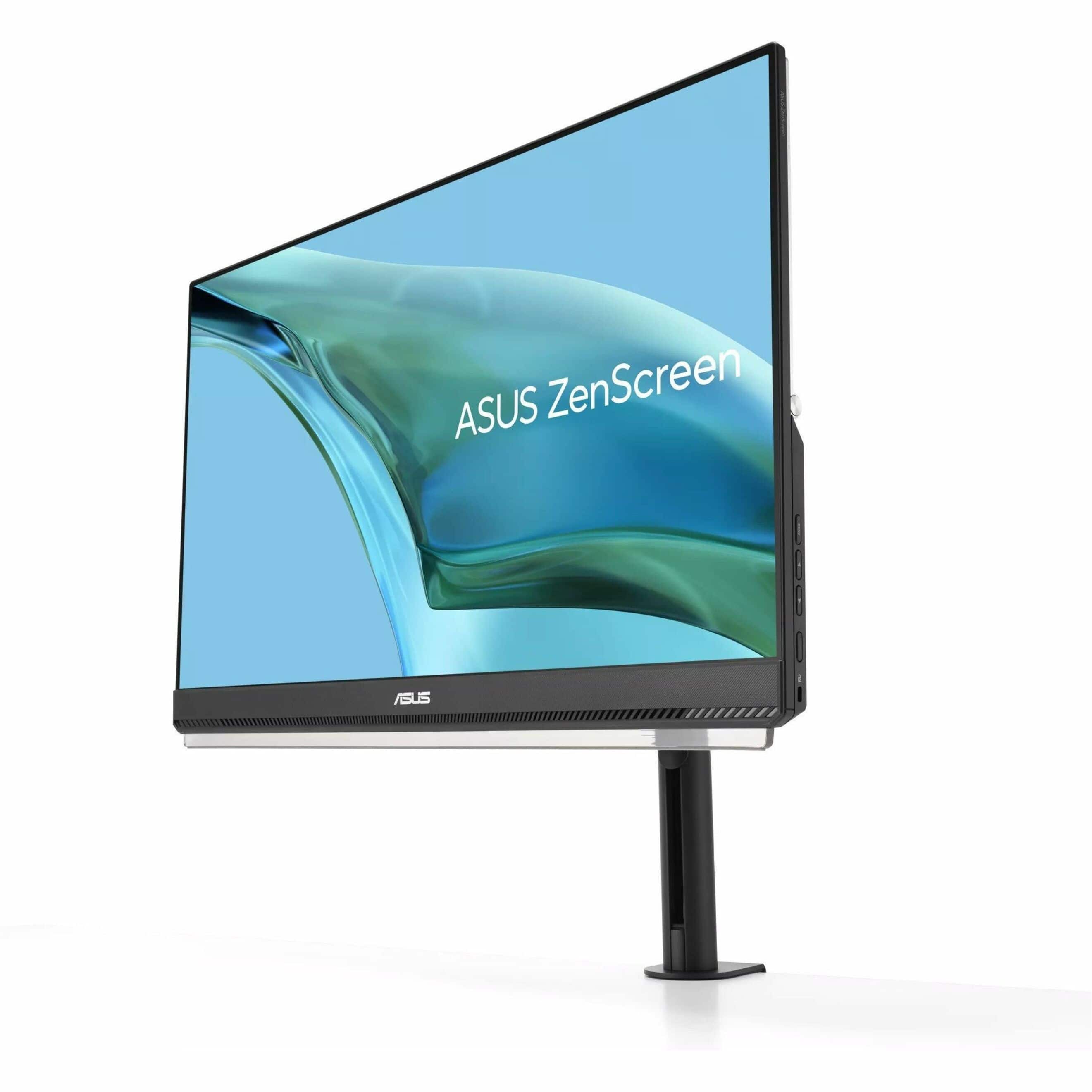 Alt View 2. ASUS - ZenScreen 24" FHD IPS 75Hz Portable Monitor (HDMI, USB-C) - Black.
