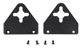 Sonance - SURFACE MOUNT BRACKET HALF-RACK KIT - Wall Mounting Half-Rack Kit - 1U (Each) - Black