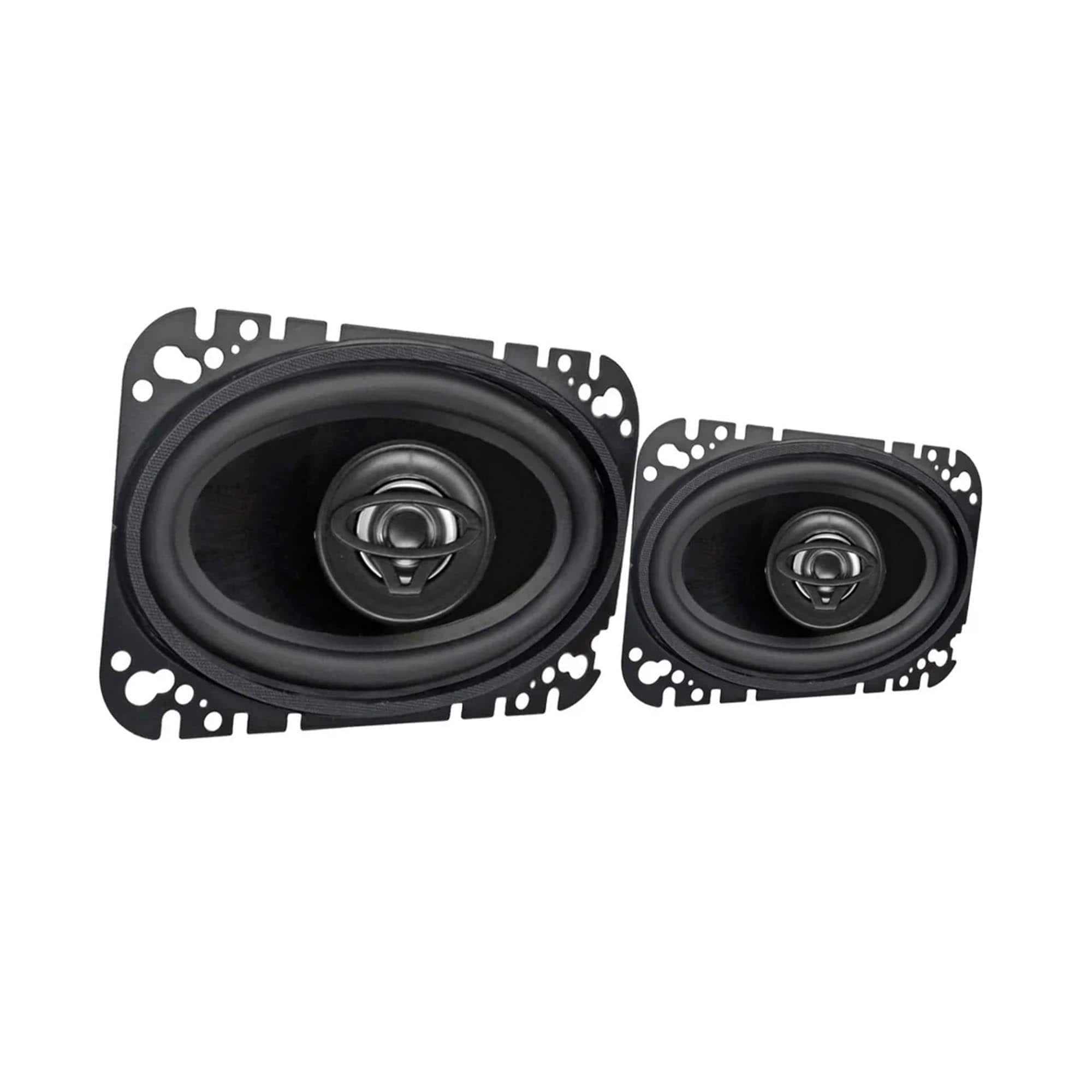 Cerwin Vega - Cerwin-Vega XED46 - XED 4"X6" 2-Way Coaxial Speaker Set - Black/Gray