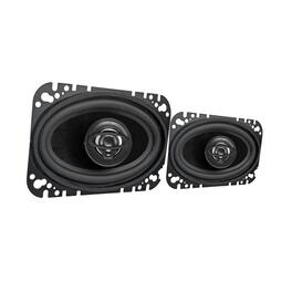 Cerwin Vega - Cerwin-Vega XED46 - XED 4"X6" 2-Way Coaxial Speaker Set - Black/Gray