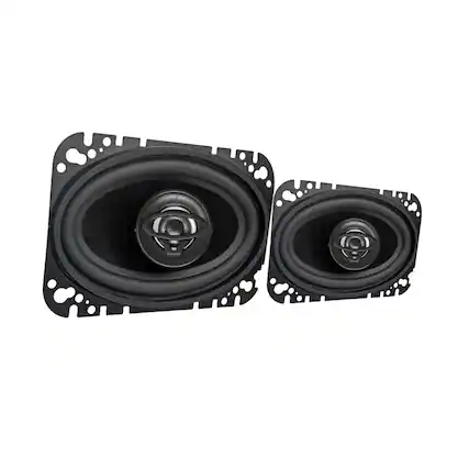 Front. Cerwin Vega - Cerwin-Vega XED46 - XED 4"X6" 2-Way Coaxial Speaker Set - Black/Gray.