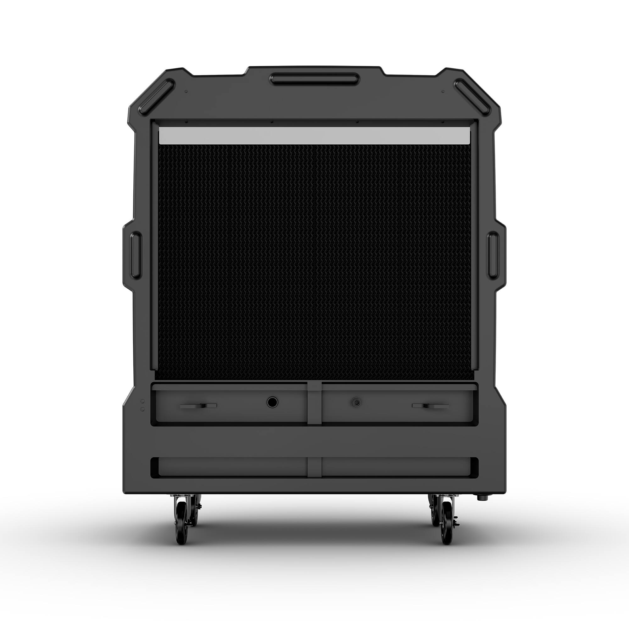 Back. Portacool - Apex 2000 Wi-Fi Enabled Portable Evaporative Cooler - Black, Textured.