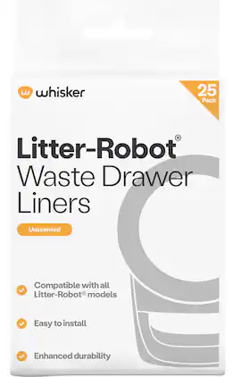 Whisker - Litter-Robot Waste Drawer Liners - 25pk