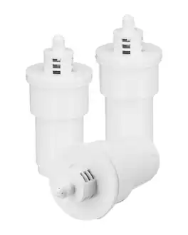 VEVOR - Pitcher Water Filter Replacements, 3-pack 5-stage Water Filter for Pitchers and Dispensers, No BPA, Last 3 Months - White