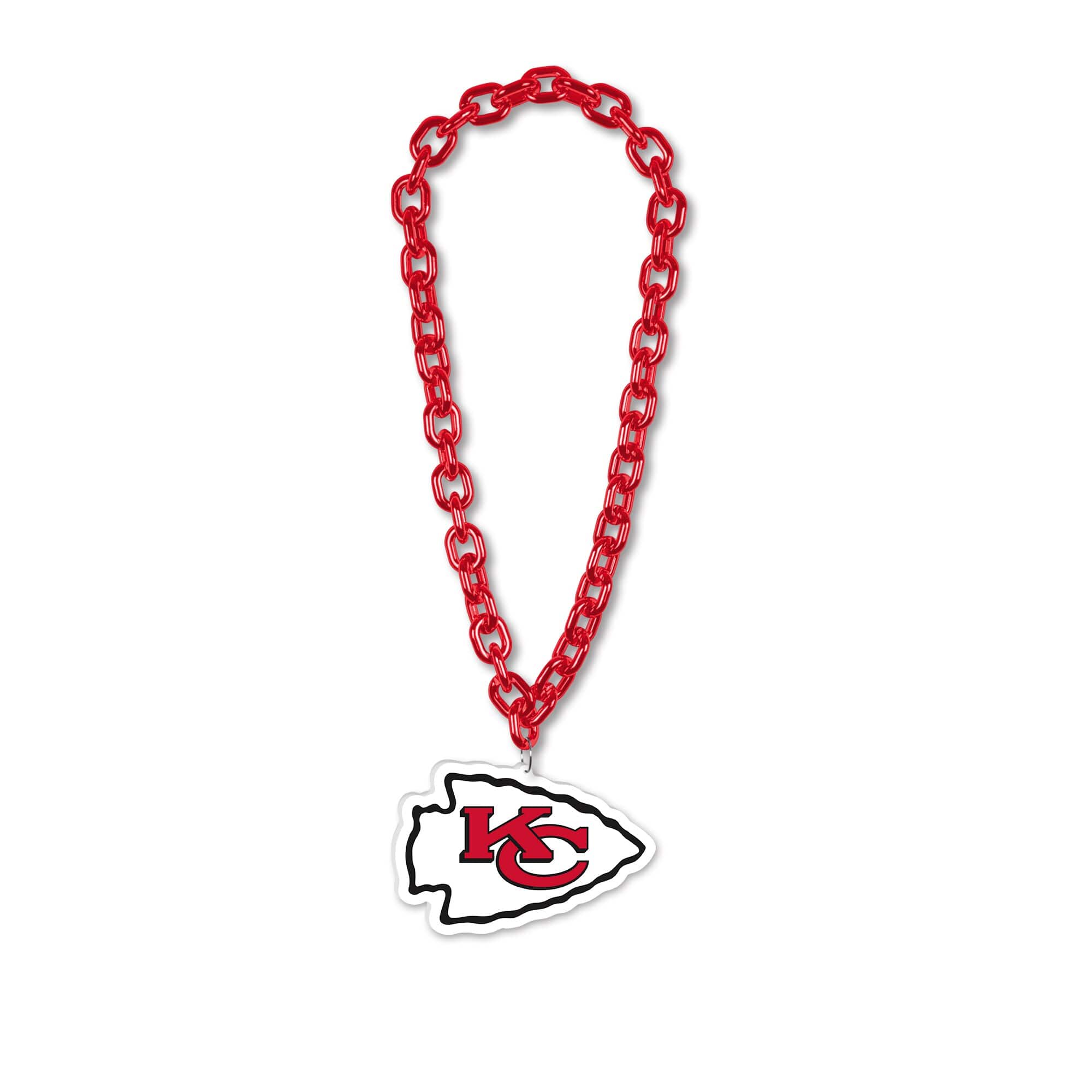 WinCraft - Kansas City Chiefs Big Chain Logo Plastic Necklace - Multicolor price history on PriceWatchPro