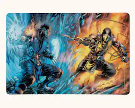 Trend Setters - MK X (SUBZERO VS SCORPION) Desk Mat PLM1610029 - Multicolor