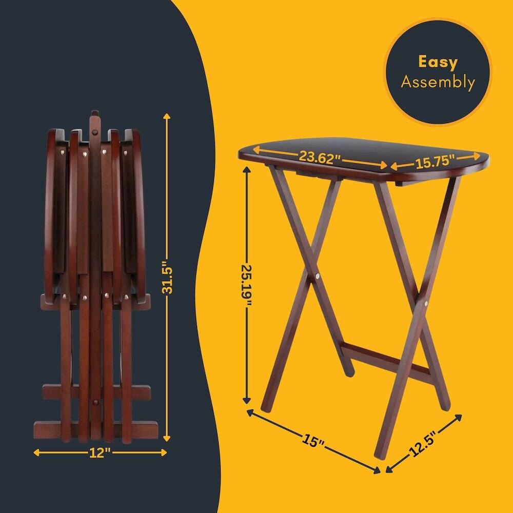 Easy Assembly

23.62" 15.75" 31.5" 25.19" 12" 15" 12.5"