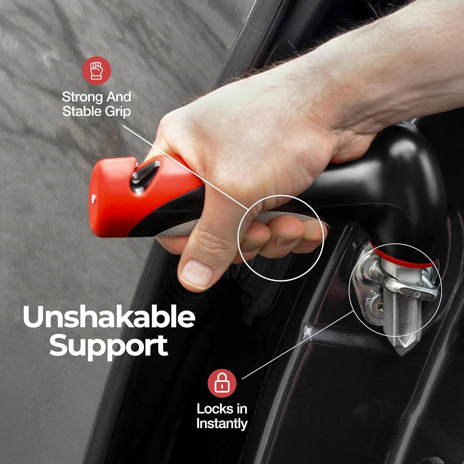 Strong And Stable Grip

Unshakable Support

Locks in Instantly