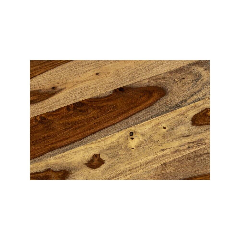 Alt View 1. Porter Designs - Taos Solid Sheesham Wood Ladderback 30" Bar Height Bar Stool - Natural.