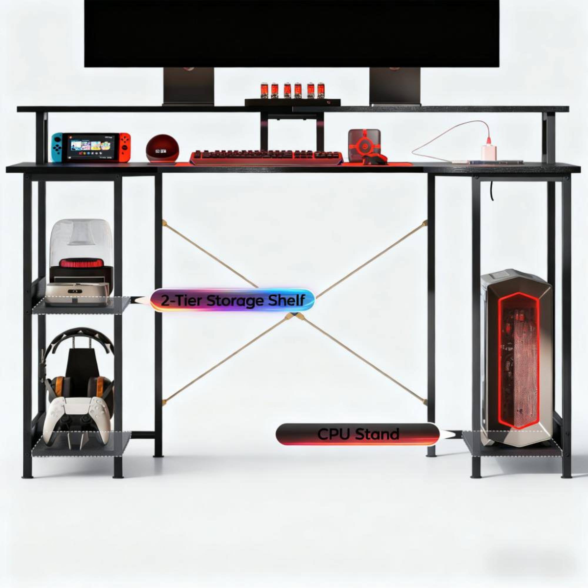 2-Tier Storage Shelf  
CPU Stand