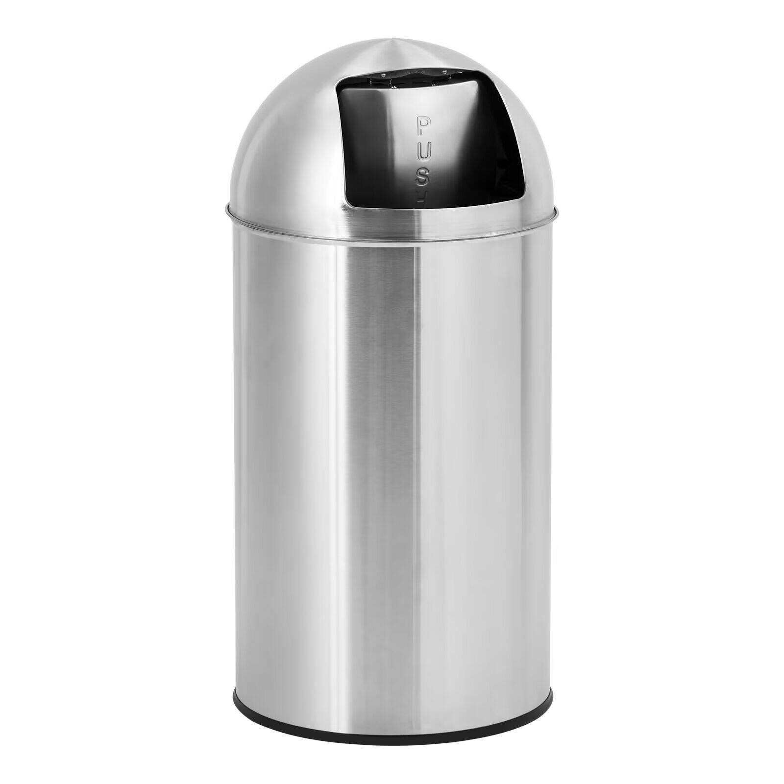 Alt View 6. Babevy - Stainless Steel Waste Bin 13 Gallon/50 Liter Trash Can Garbage Can for Bathroom Bedroom Kitchen.